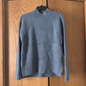 Dusty blue turtleneck sweater